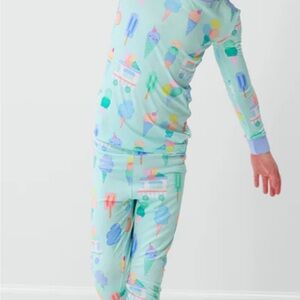 Kids Ice Cream Print Pajamas